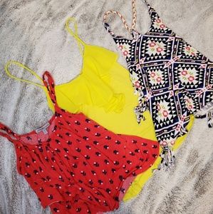 3 tank tops!❤💛